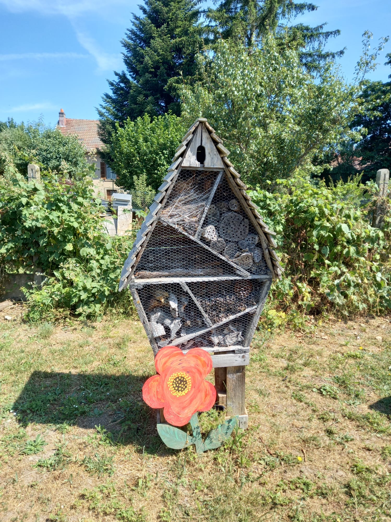 jardin Georges Chané hôtel à insectes