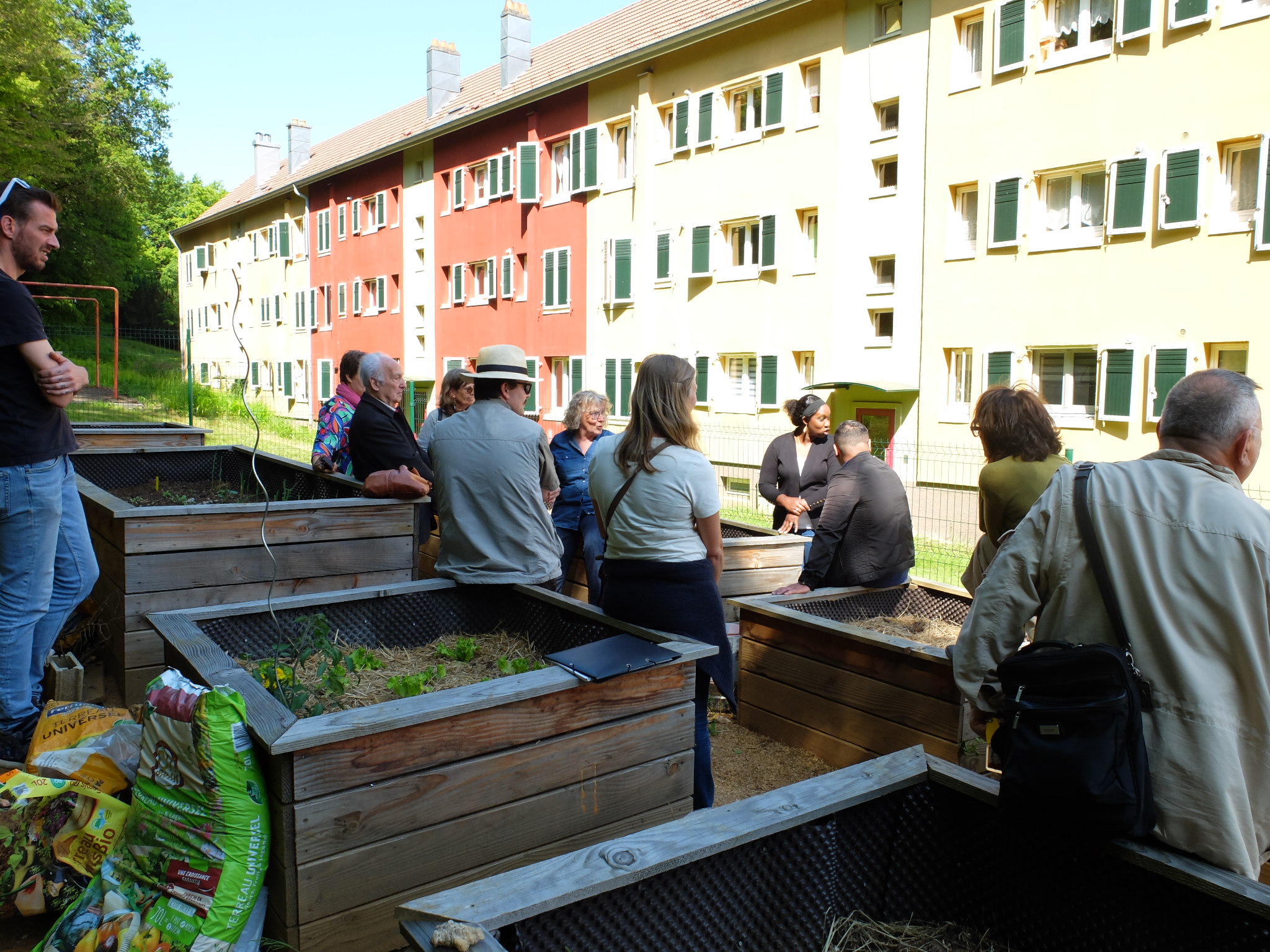 Jardin du Mont, visite du Réseau