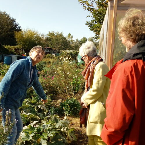 potager de la Douce visite du Réseau