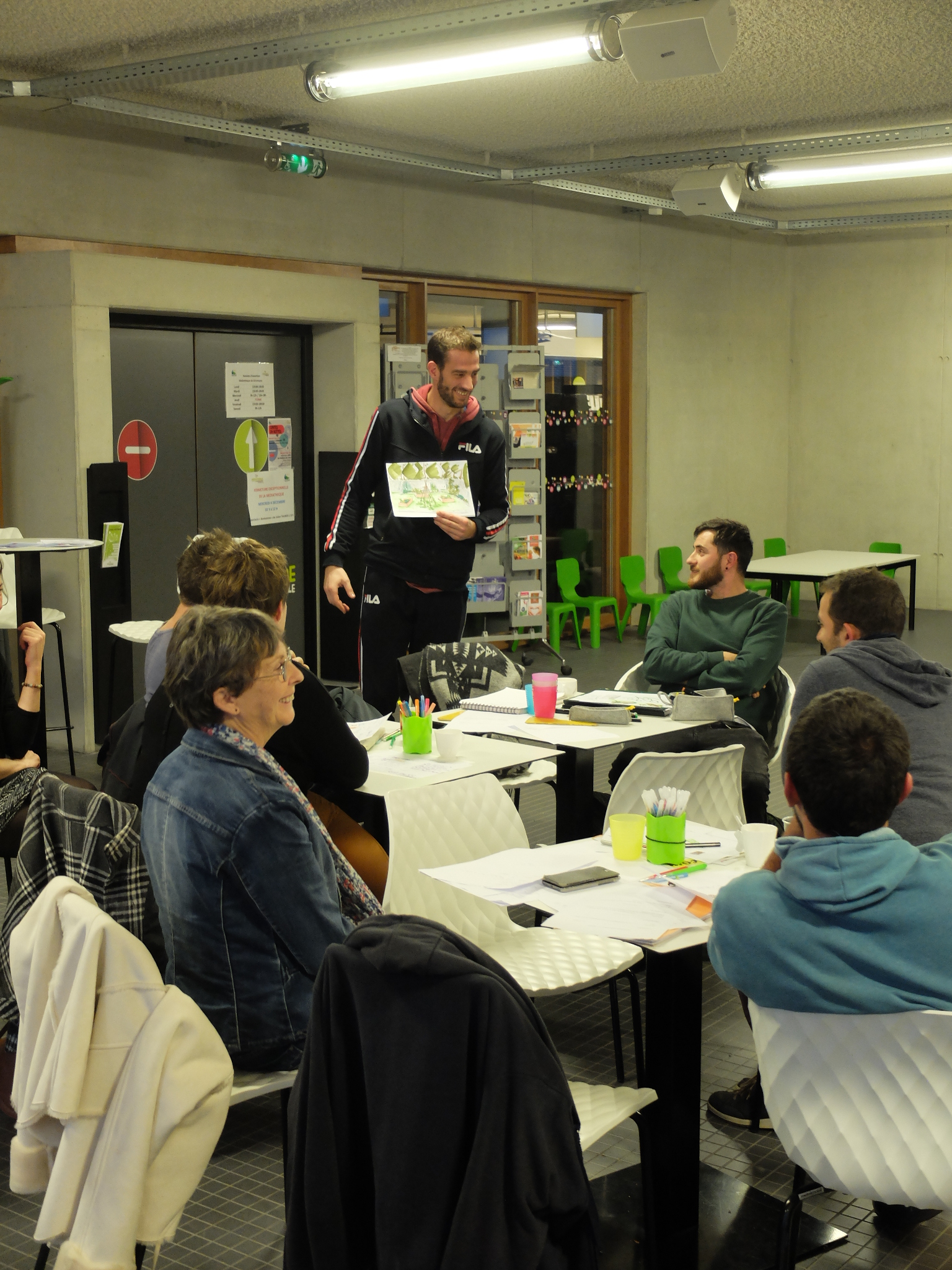 Rencontre 2019 CSCHS Giromagny restitution travaux d'équipe