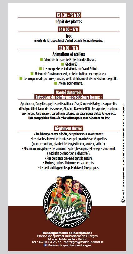 Programme Troc jardin Forges